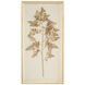 Frond II Golden on Ivory Wall Decor, 3D