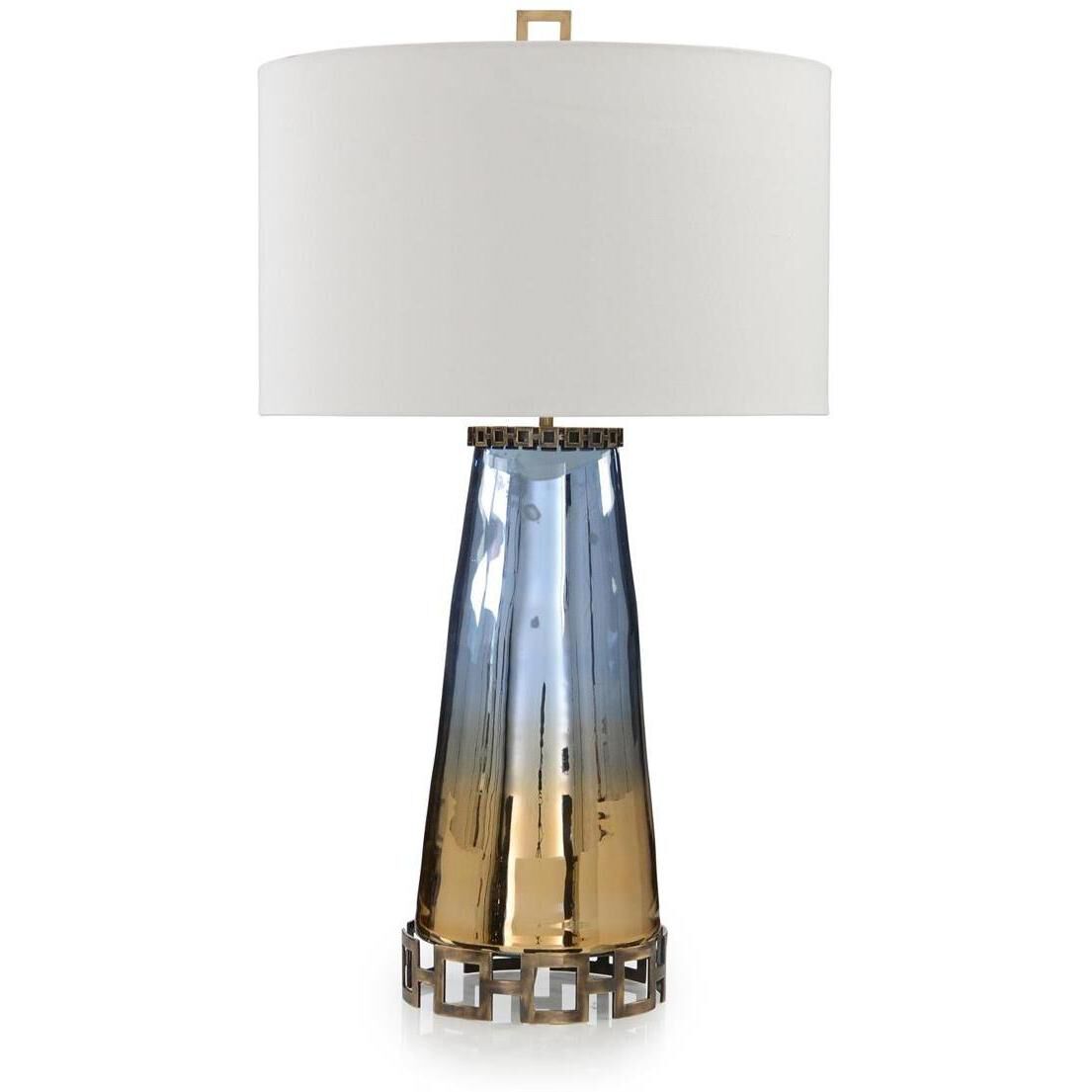 Leah Sapphire Blue Table Lamp Portable Light