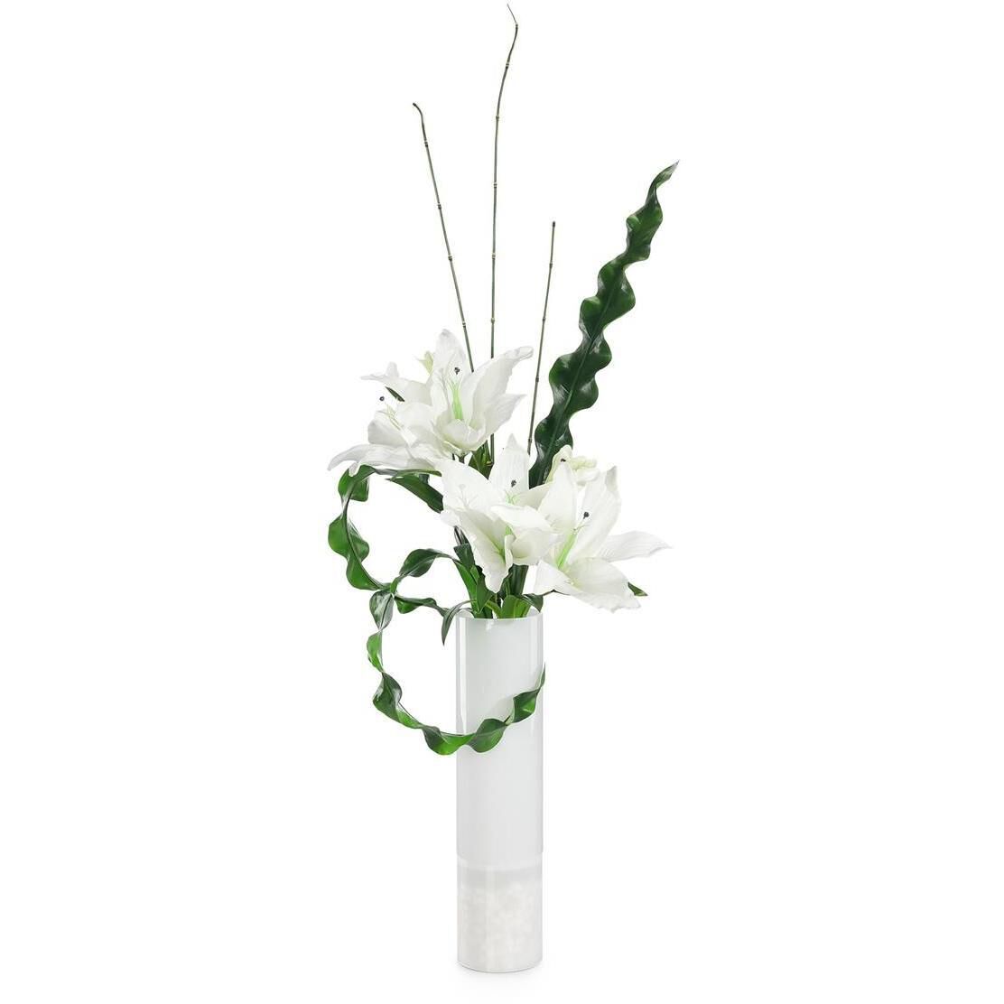 White Lily Elegance Botanical/Floral