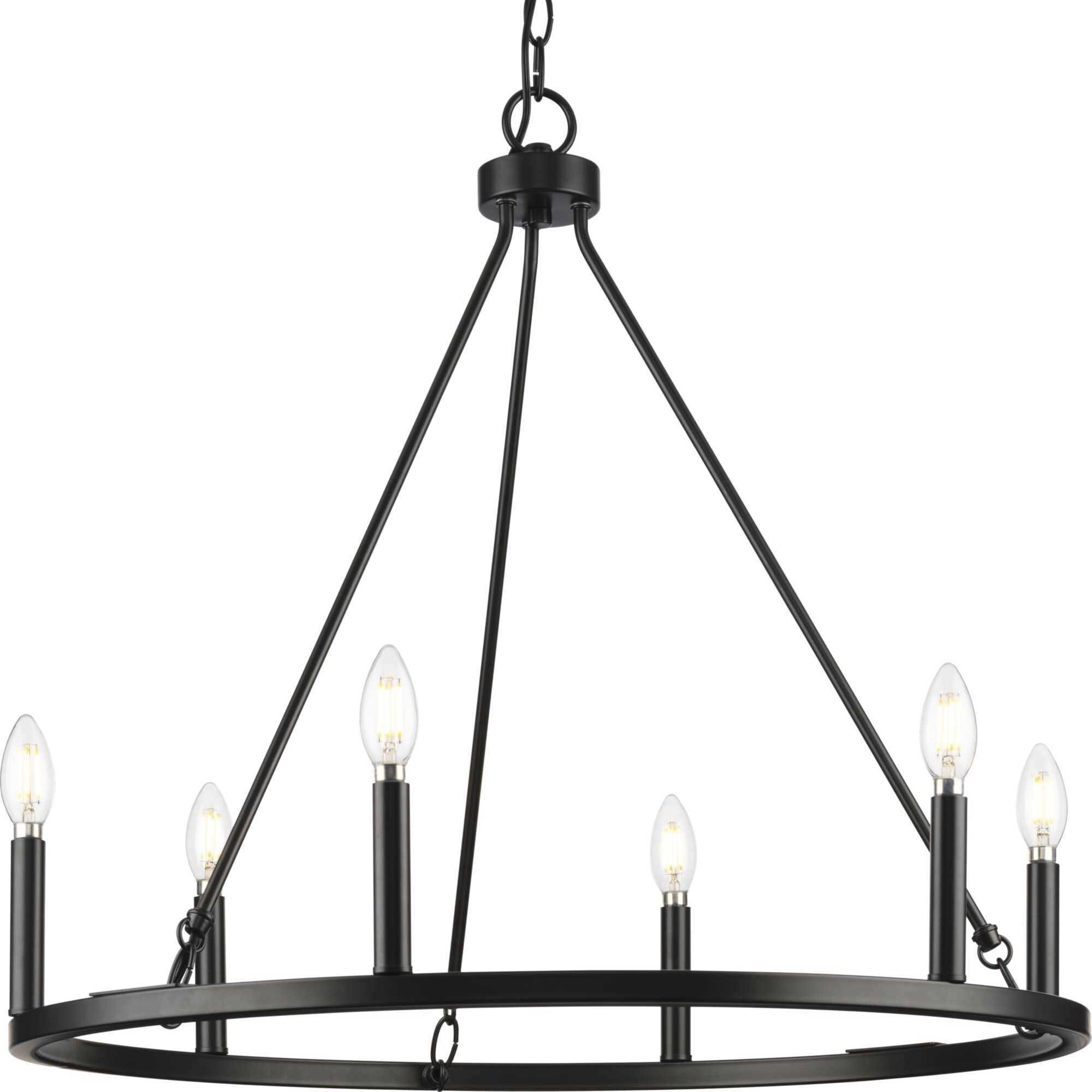 Gilliam 6 Light 27.62 inch Chandelier