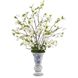 Blue Chinoiserie Cherries Floral