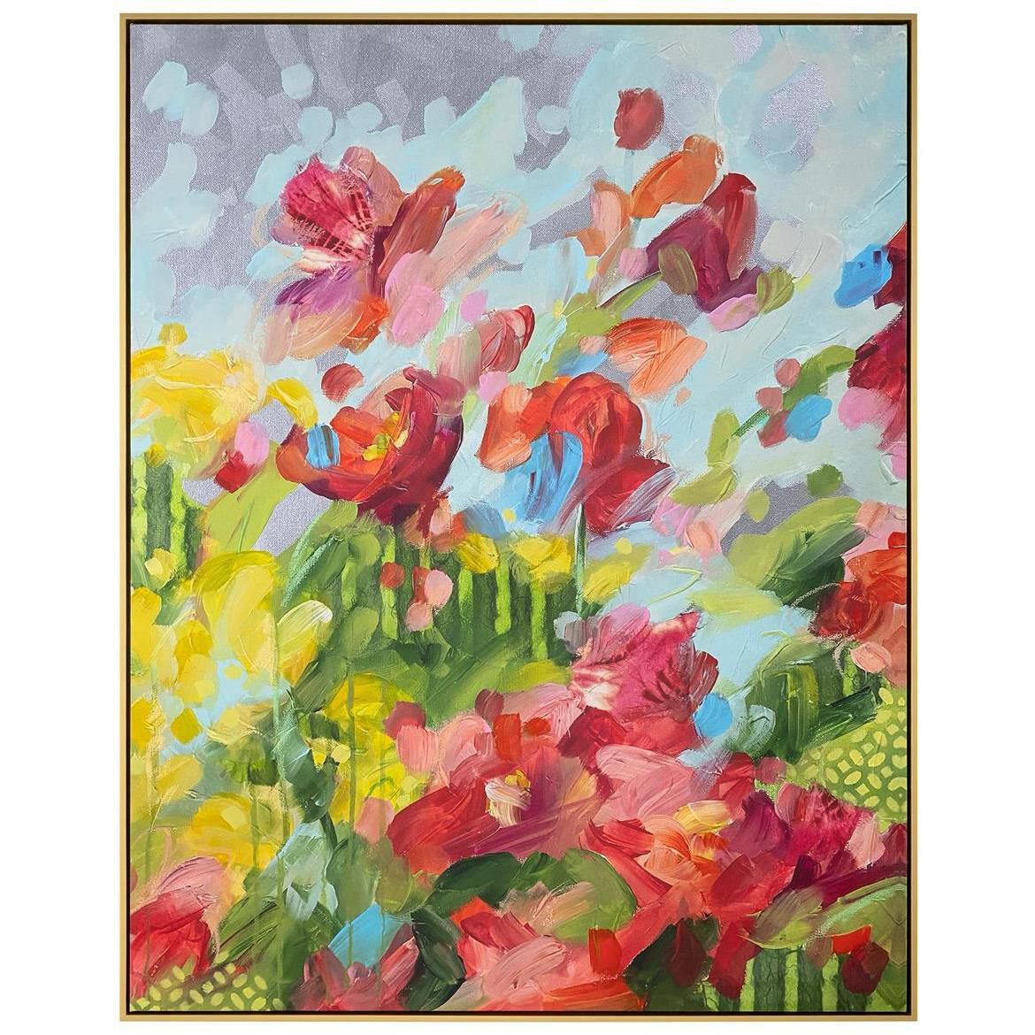 Susan Zulauf's Petal Pushers 49.12 X 39.12 inch Giclee