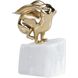 Brass Bunny 9.5 X 6.5 inch Sculpture