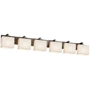 Porcelina 6 Light 55.50 inch Bathroom Vanity Light