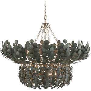 Bilal 40 inch Eucalyptus Coconut Shell Chandelier Ceiling Light