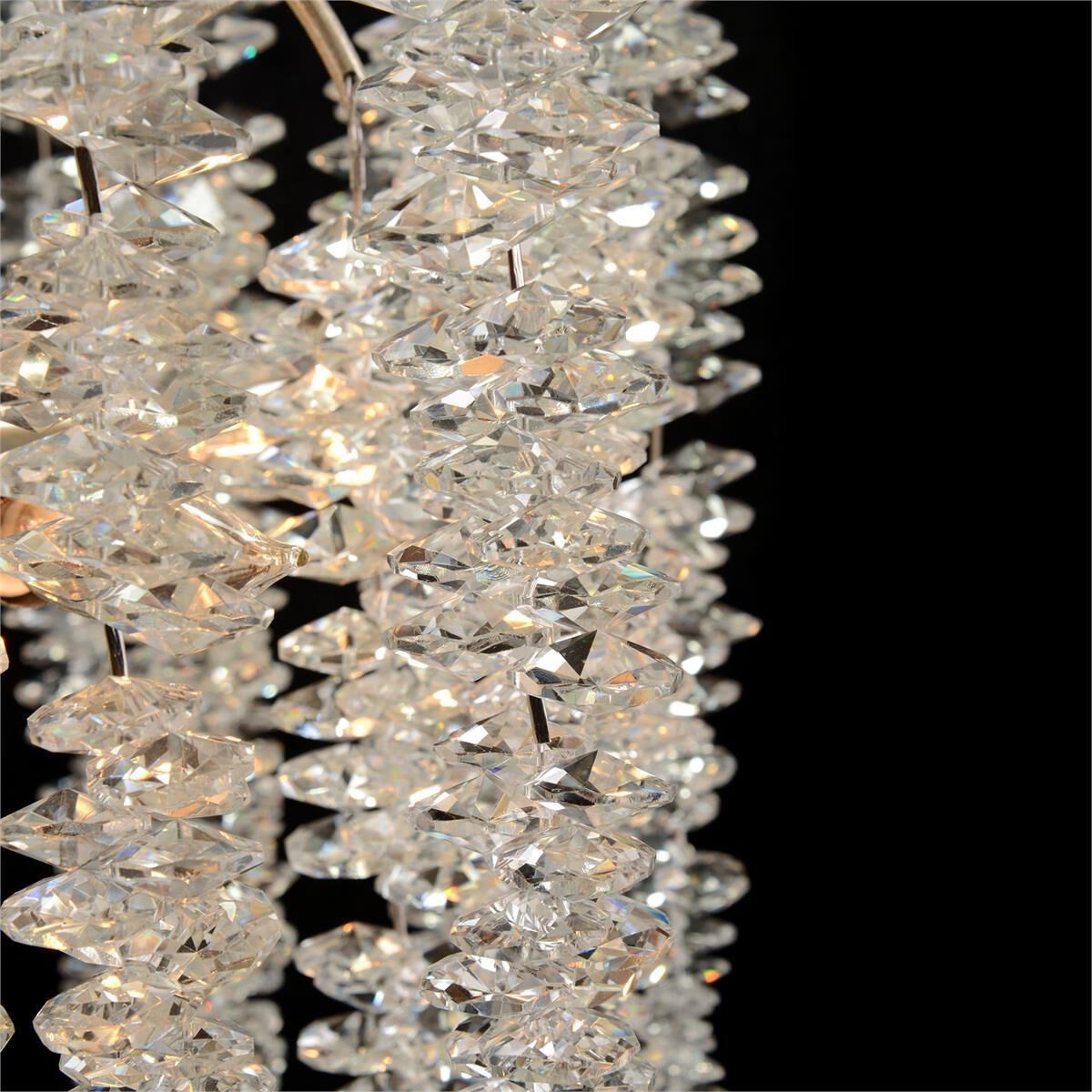 Cascading 6 Light Semi Flush Mount Ceiling Light