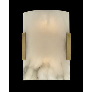 Curved Alabaster Wall Sconce Wall Light