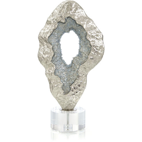 FLUCTUATING BLUE GEODE SCULPTURE