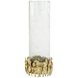Plume Hurricane 16.75 X 8 inch Candleholder, Small