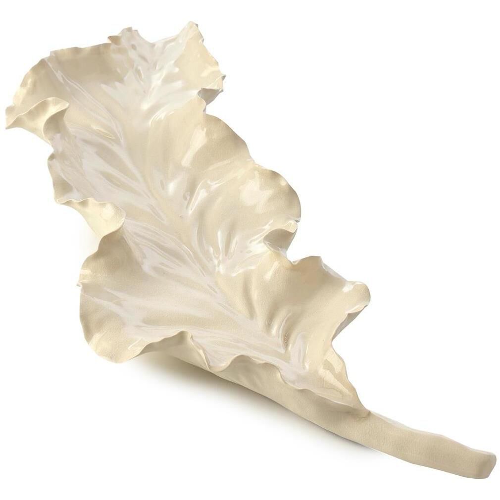 Porcelain Leaf 23.5 X 3 inch Bowl, Large