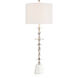 Leah Polished Nickel Buffet Lamp Portable Light