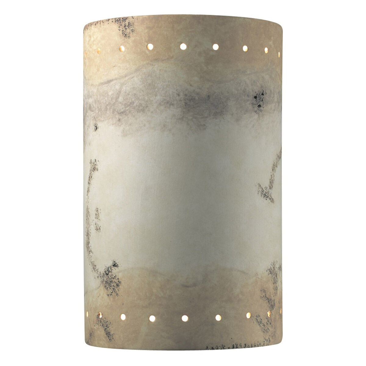 Ambiance Collection LED 12.5 inch White Crackle Outdoor Wall Sconce