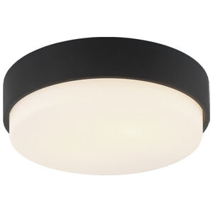 Quintz LED 12 inch Matte Black Flush Mount Ceiling Light