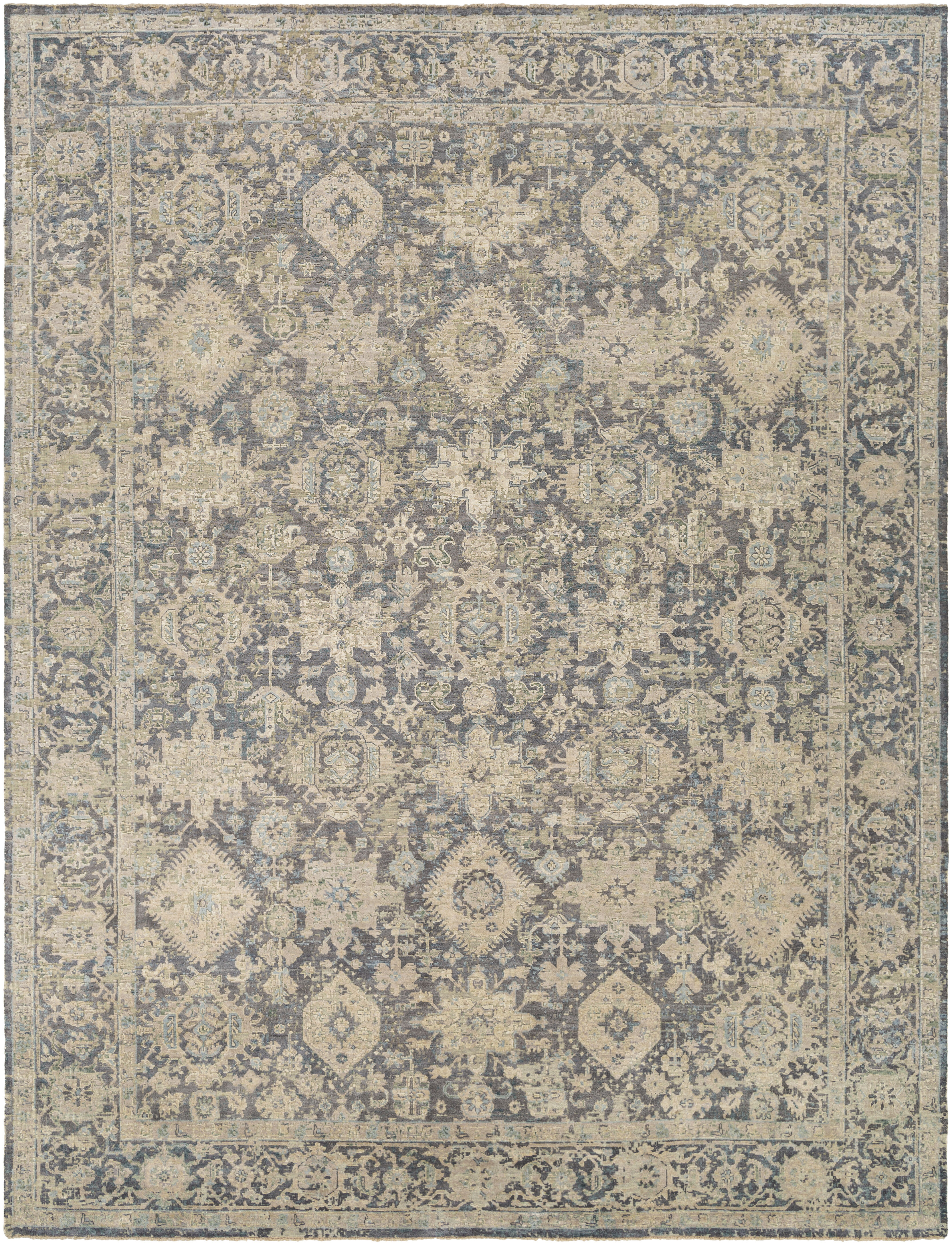 Piccadilly 36 X 24 inch Dusty Sage Rug, Rectangle