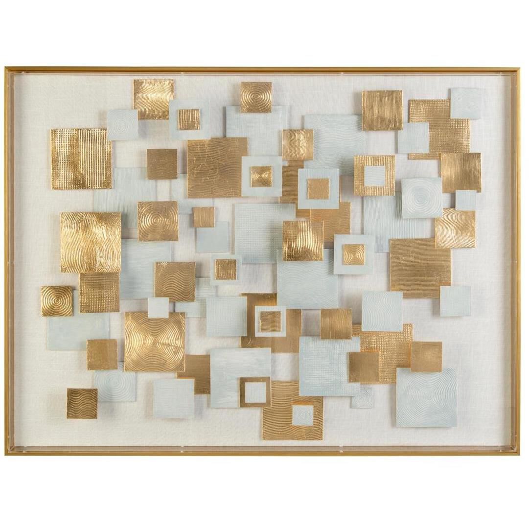 On Our Way Gold Leaf Shadowbox