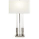 Gemini 32 inch 150.00 watt Polished Nickel Table Lamp Portable Light