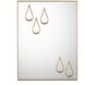 Downpour 56.25 X 42.75 inch Mirror