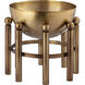 Piston Aged Brass Indoor Planter