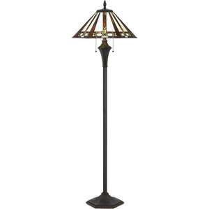 Tiffany 61 inch 60 watt Tiffany Floor Lamp Portable Light
