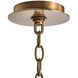 Acrylic Acrylic And Brass Chandelier Ceiling Light