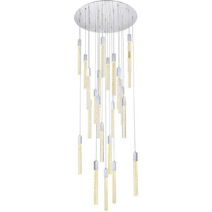 Weston 25 Light 42 inch Chrome Pendant Ceiling Light