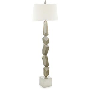 Trompe-L'Oeil Silver Floor Lamp Portable Light