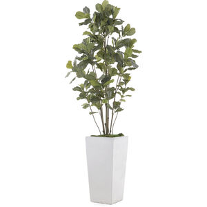 Leah Gray White Decorative Plant