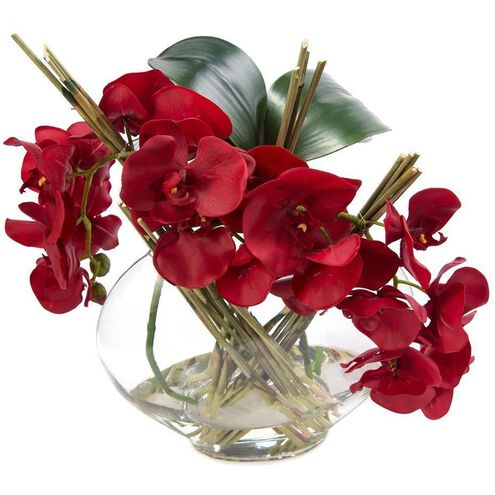 Leah Red Decorative Flower