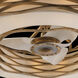 Leah 12 Light 42.5 inch Gold Pendant Ceiling Light, With Fan
