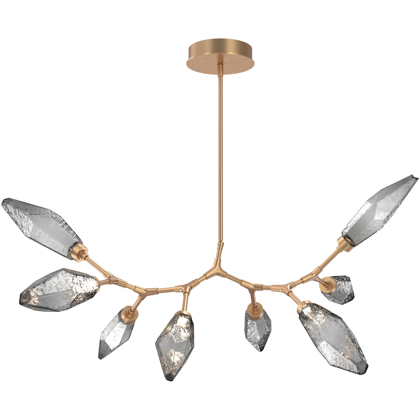 Rock Crystal 8 Light 52.60 inch Island Light