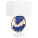 Fondere 31 inch 150.00 watt Enamel and Champagne Gold Table Lamp Portable Light