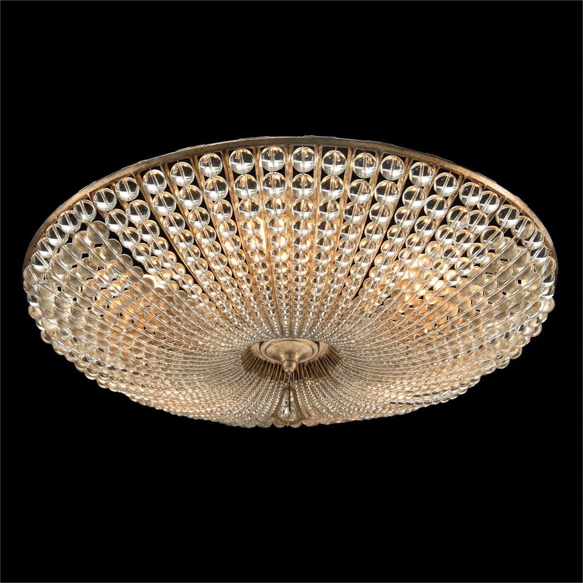 Leah 6 Light 25 inch Antique Silver Semi Flush Mount Ceiling Light