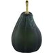 Glass Pear 8.5 X 5.25 inch Sculpture, Small