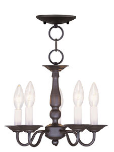 Williamsburgh 5 Light 13.00 inch Mini Chandelier