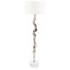 Leah Polished Nickel Floor Lamp Portable Light