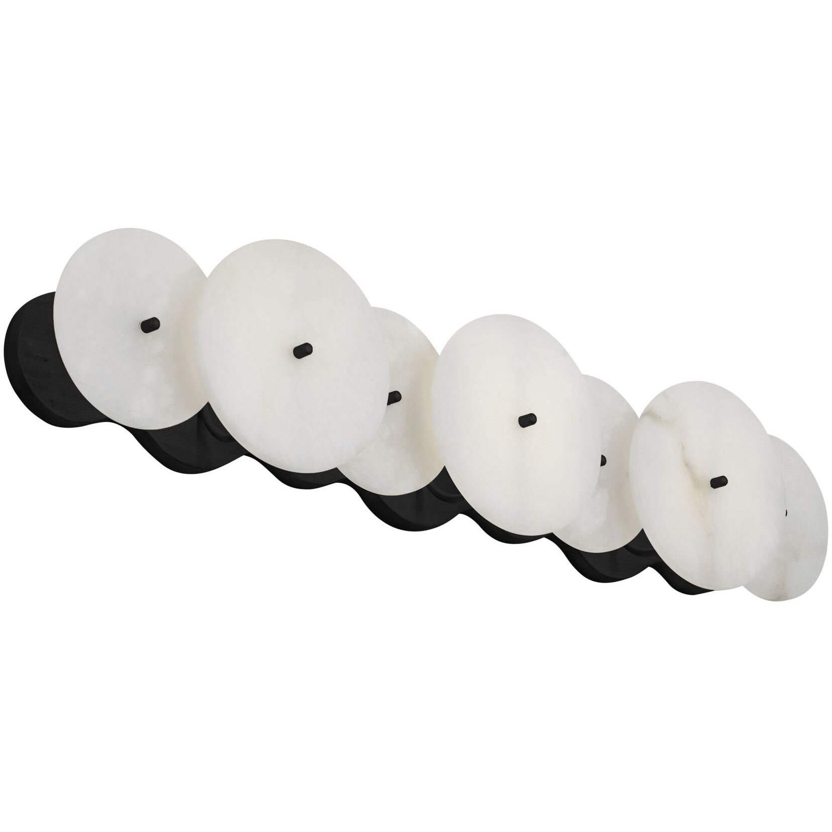 Cosmos 3 Light 28 inch Matte Black Bath Vanity Light Wall Light, Smithsonian Collaboration