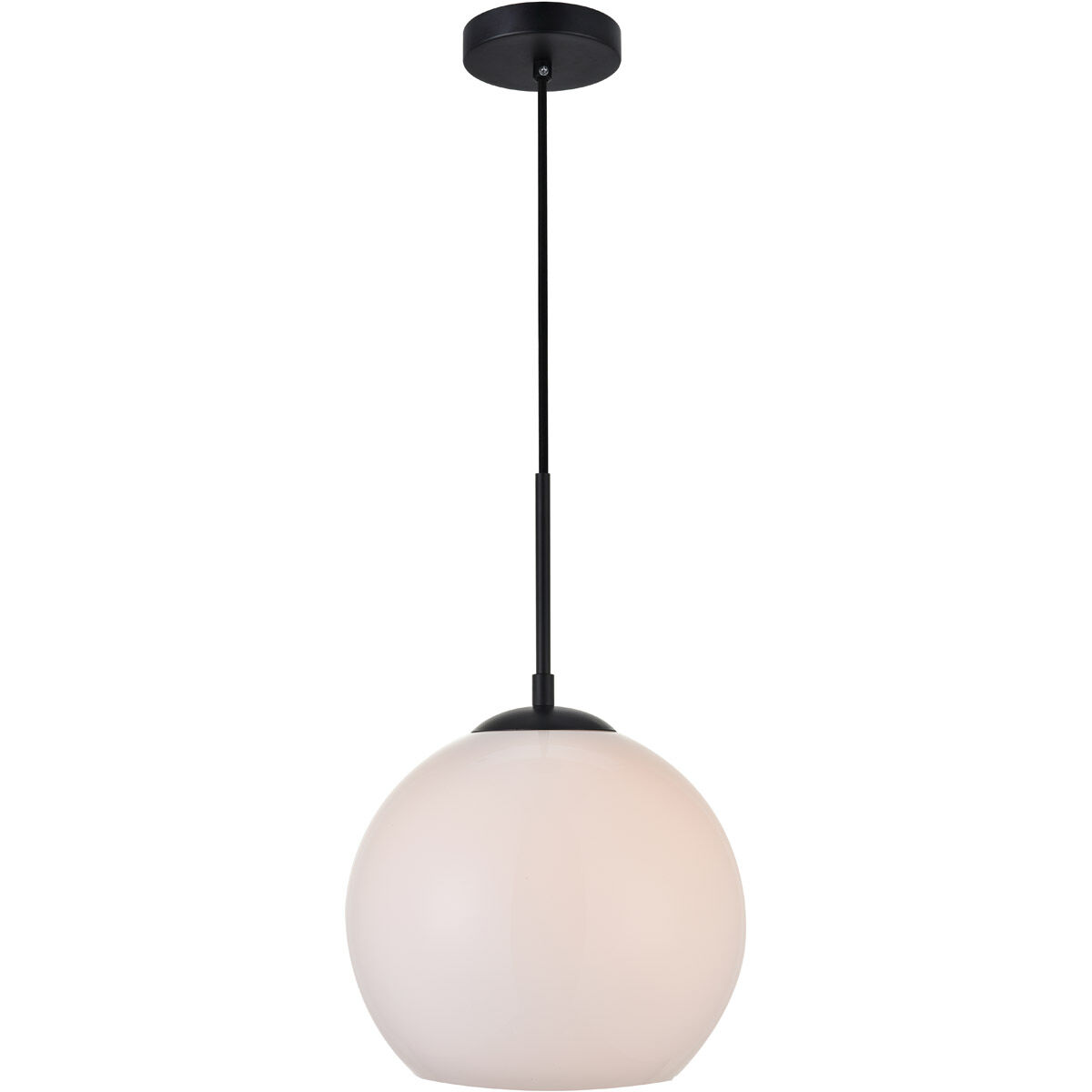 Huntington 1 Light 9.8 inch Black Pendant Ceiling Light