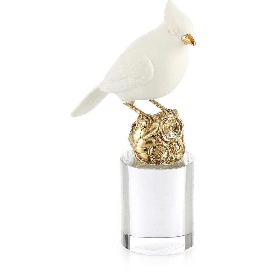 Cardinal 9.5 X 6.5 inch Sculpture, on Crystal, Small
