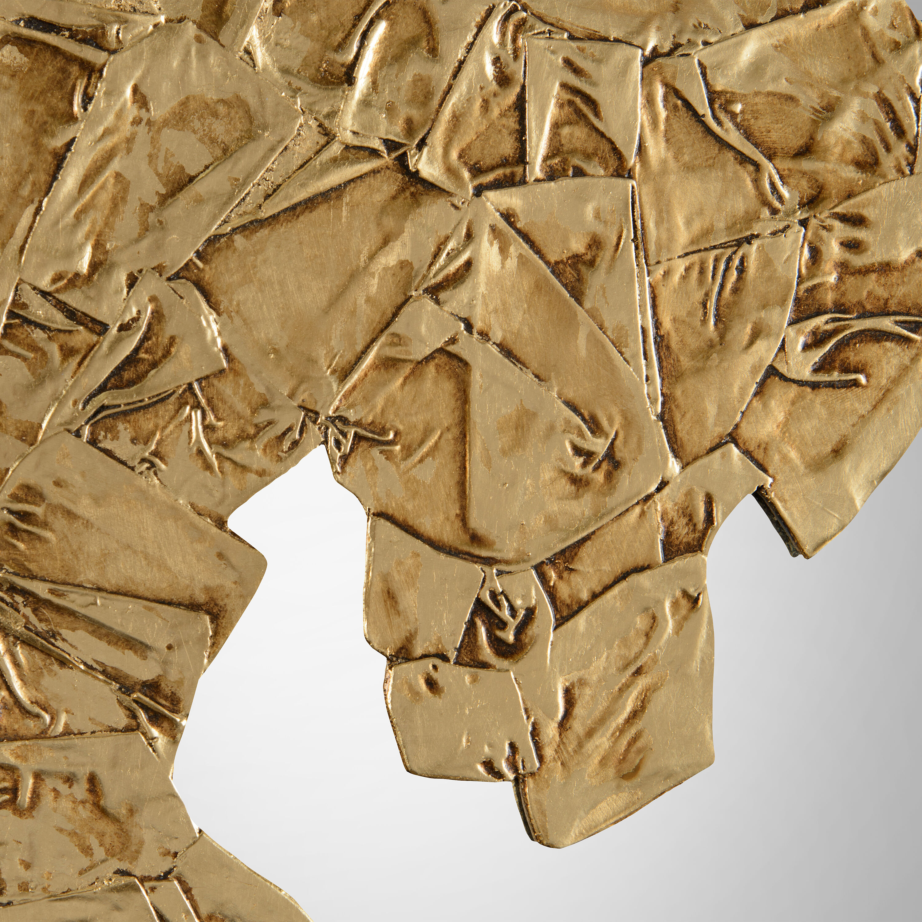 Nuvole Gold Wall Mirror