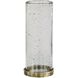 Ringed 16.5 X 7 inch Candleholder, Small