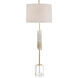 Selenite Gold Console Lamp Portable Light