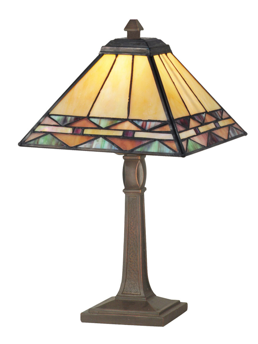 Slayter 14 inch 15 watt Antique Brass Accent Lamp Portable Light