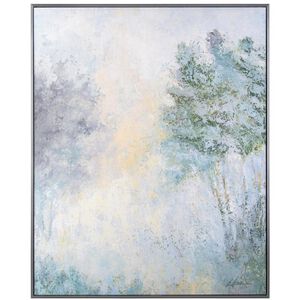Jackie Ellens' Twilight Lake 61.5 X 49.5 inch Abstract Art