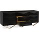 Chelsea 77 inch Satin Black Sideboard