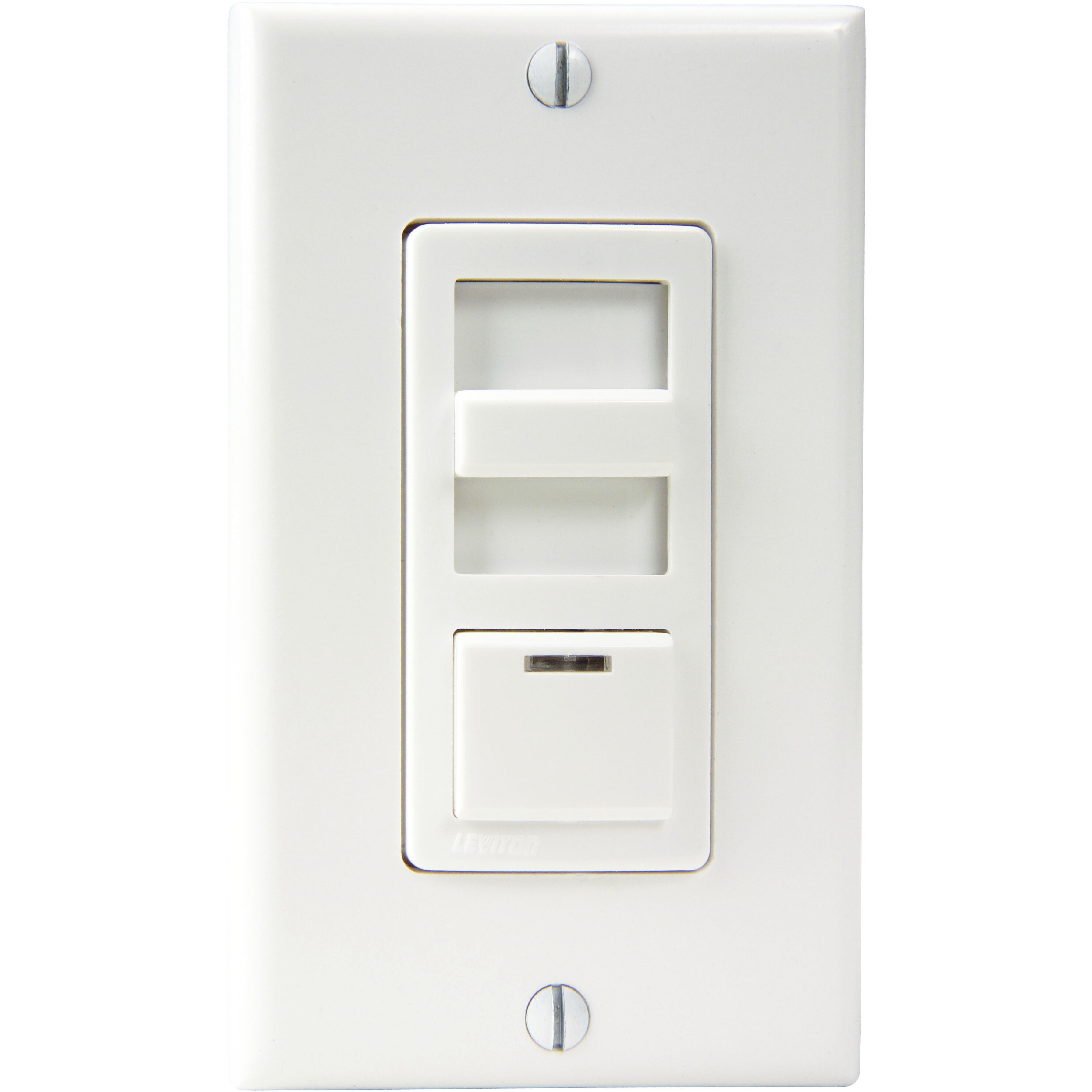 Signature White Fan Slide Control