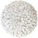 Wall Art White Button Flower, I