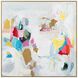 Happy Hours by Ping 35 X 35 inch Painting