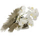Leah Silver Decorative Flowers