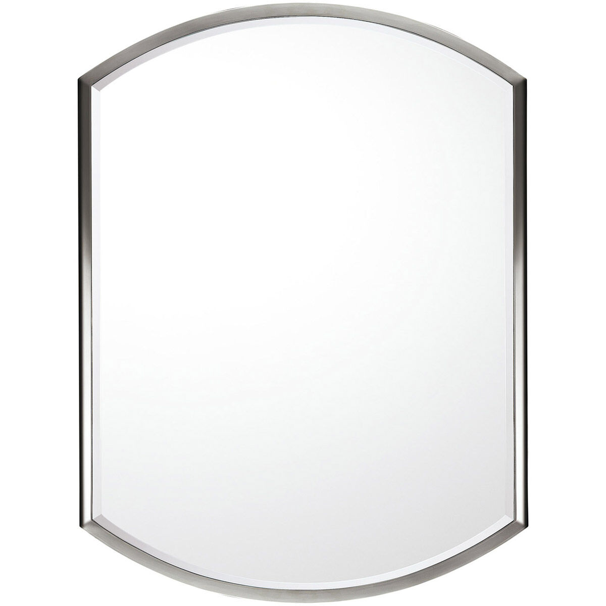 Mirror 32 X 24 inch Polished Nickel Wall Mirror