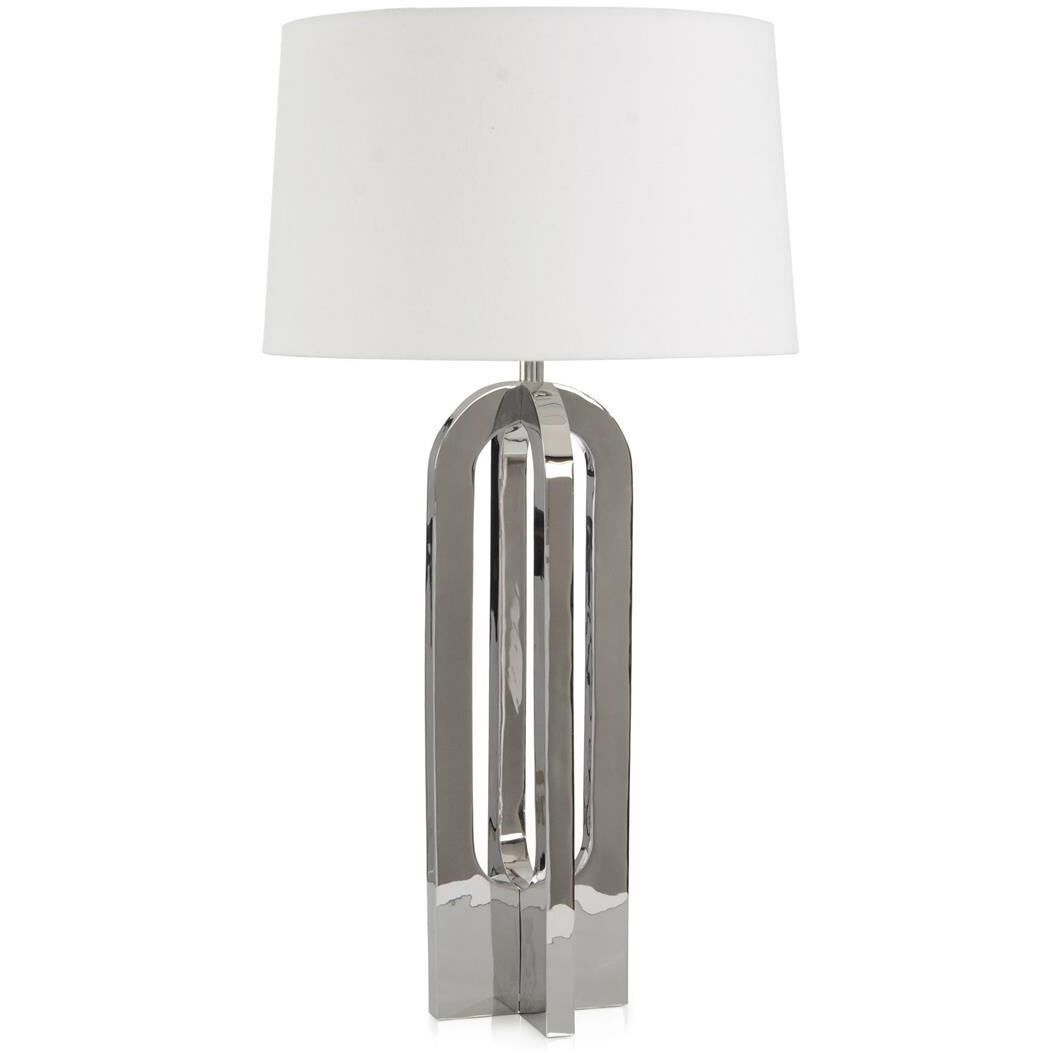 Leah Silver Table Lamp Portable Light